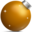 Golden ball icon 32x32
